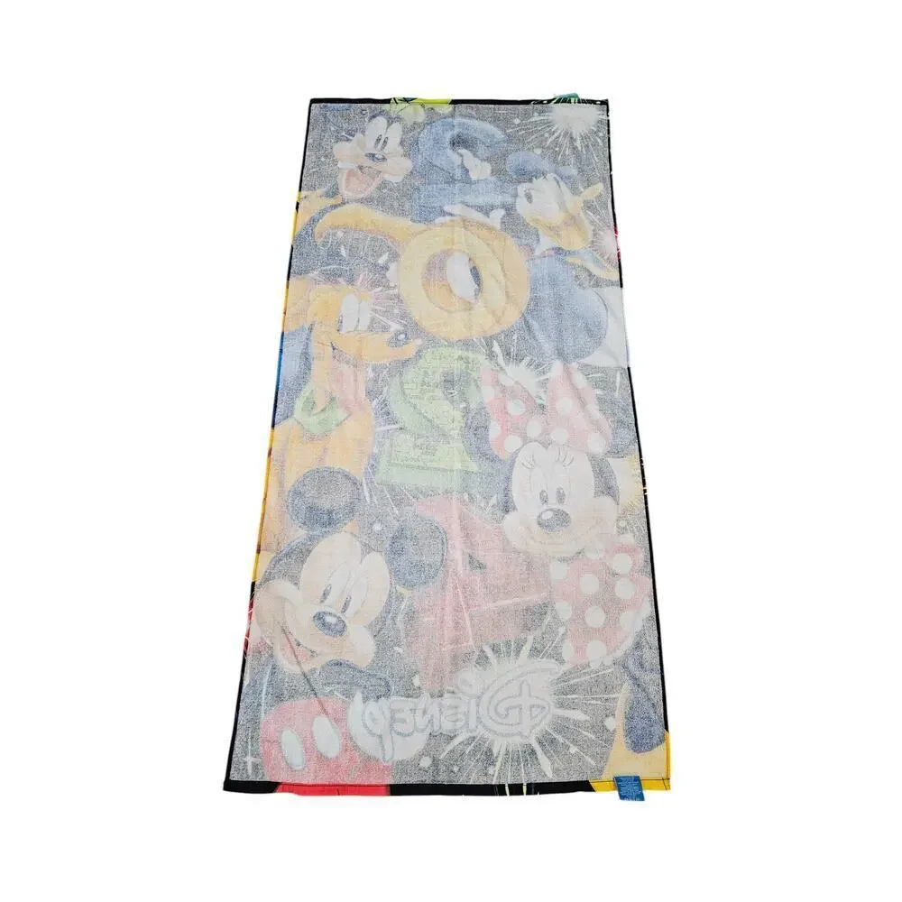 New with Tags Disney 2024 Vertical Stack Beach Towel 28X58 inches